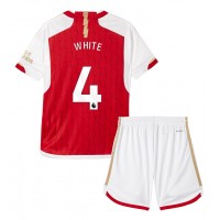 Arsenal Ben White #4 Hemmatröja Barn 2023-24 Kortärmad (+ Korta byxor)